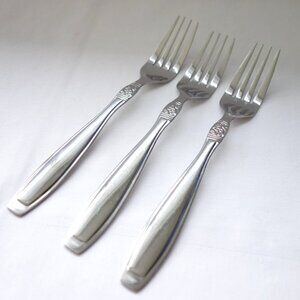 Oneida Vista Stainless 18/0‎ Flatware 3 Dinner Forks